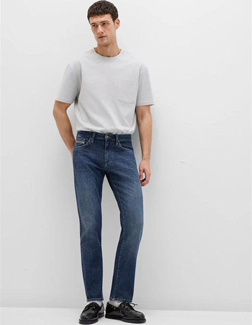 Mavı M0035190652 Marcus Authentıc Blue Mavı Premıum Erkek Slım Straıght Denım Pantolon
