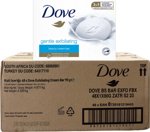 Beauty Cream Bar Gentle Exfoliating 90 GR * 48 ADET