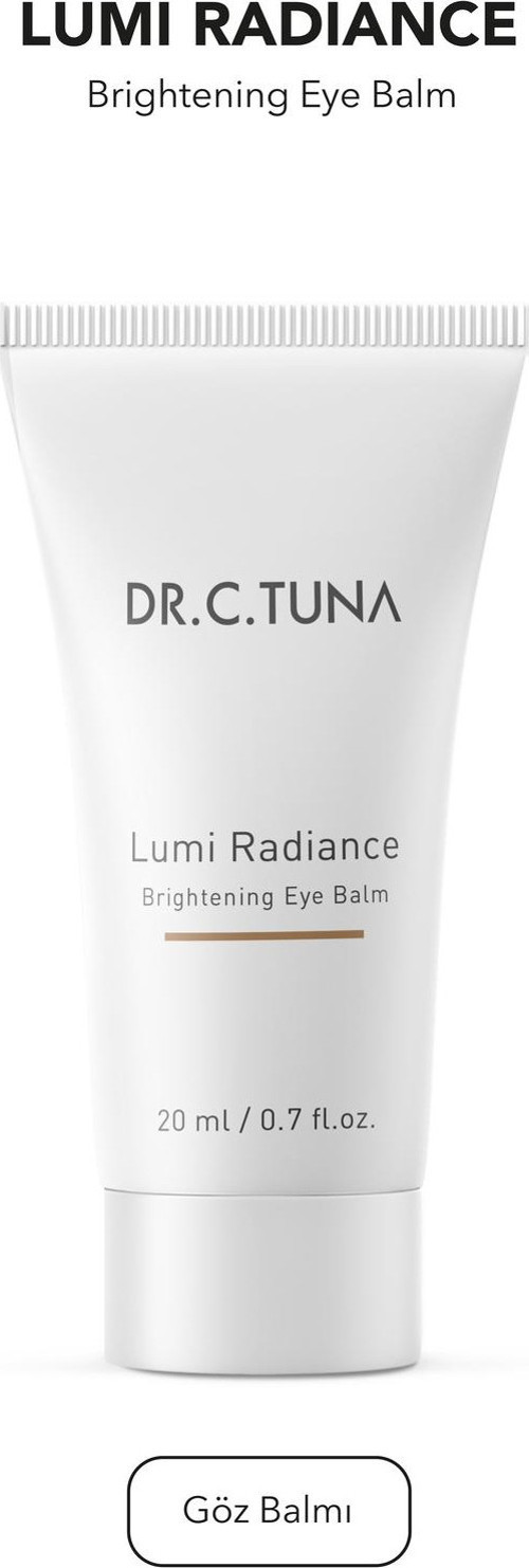 LUMI CILT AYDINLATICI GÖZ KREMİ 20 ML