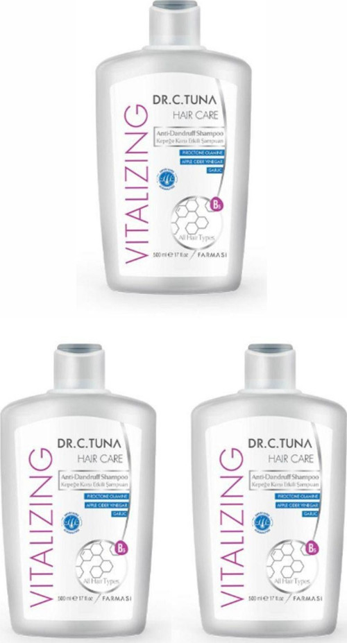 Vitalizing Kepeğe Karşı Etkili Şampuan 500 ml X3