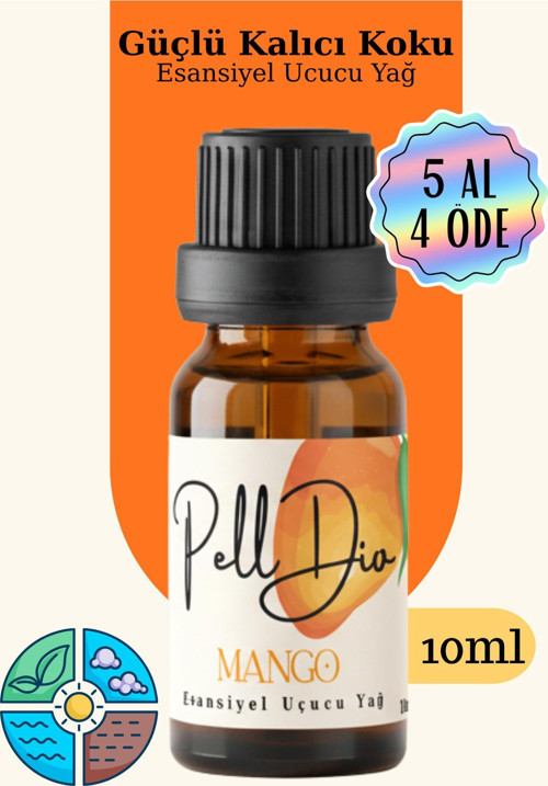 Mango Esansiyel Uçucu Koku Yağı Buhurdanlık Yağı Difüzör Esansı Hobi Esans Ortam Oda 10Ml