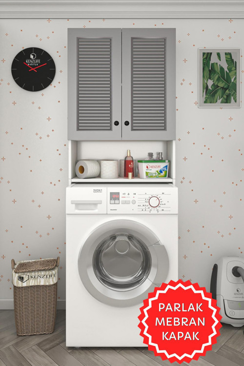 membran çamaşır makinesi dolabı sinem gribyz panjur 180*066*30 mebran kapak suntalam gövde kiler kapaklı arkalı