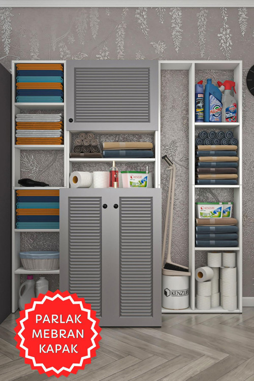 membran çamaşır makinesi dolabı kasparovmega gribyz panjur 180*156*55-20 mebran kapak suntalam gövde banyo kapa