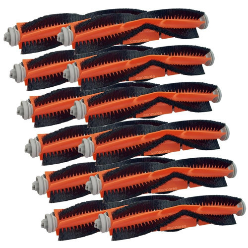 Xiaomi İle Uyumlu Mijia Mop 1C 2C 1T Mi 2Pro+ Dreame F9 Robot Süpürge Ana Rulo Fırça 12 Adet