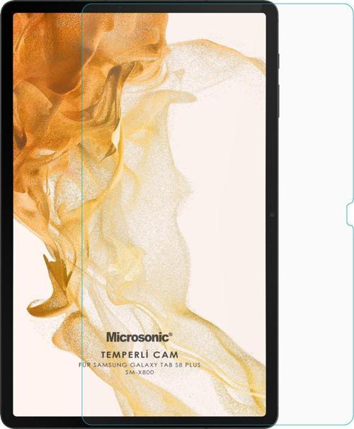 Samsung Galaxy Tab S9 FE+ Tempered Glass Cam Ekran Koruyucu