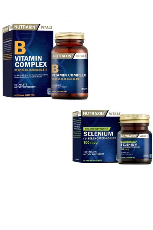 B Vitamin Complex 60 Tablet + Selenium 100 Mcg 100 Tablet