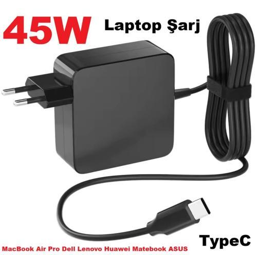45W 20V 3.25A laptop şarj cihazı güç adaptörü USB tip C PD duvar hızlı şarj MacBook Air Pro Dell Lenovo Huawei Matebook ASUS