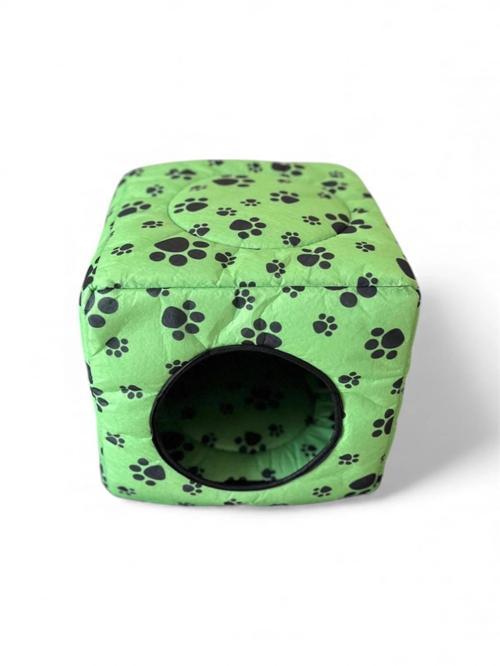 Üç Fonksiyonlu Kedi Yatağı - Yeşil
