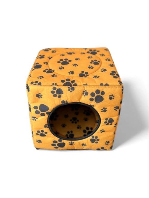 Üç Fonksiyonlu Kedi Yatağı - Turuncu