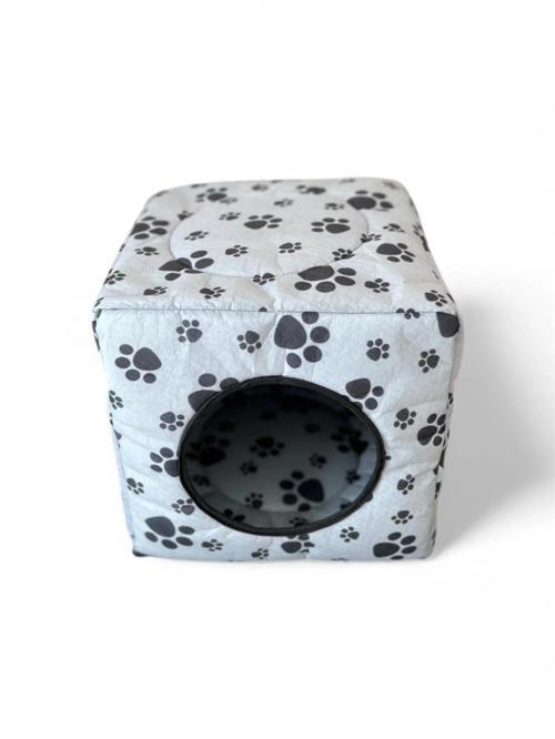 Üç Fonksiyonlu Kedi Yatağı - Beyaz