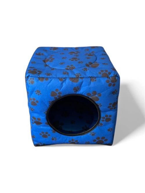 Üç Fonksiyonlu Kedi Yatağı - Mavi