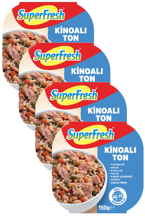 Kinoalı Ton 150 gr x 4 Adet