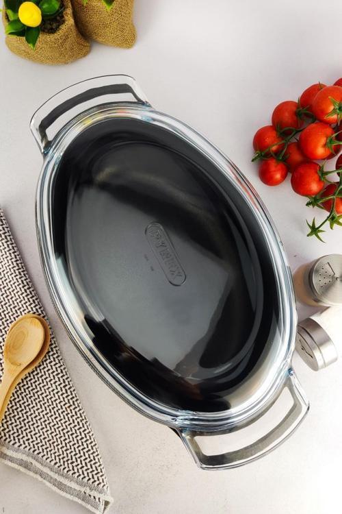 Oval Kelomat Döküm Tencere 33 Cm Siyah C1-1-59