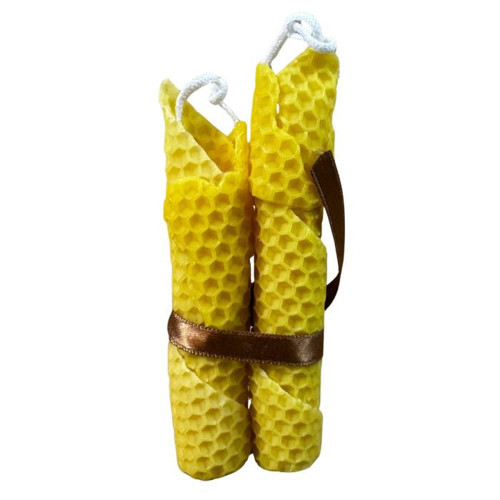 - Ayşe 7362 5703 El Yapımı 2'li Set Doğal Balmumu - 13 cm / 12 cm