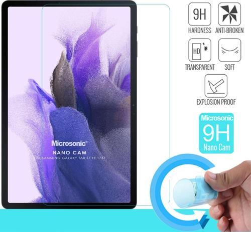 Samsung Galaxy Tab S7 FE LTE T737 Nano Glass Cam Ekran Koruyucu