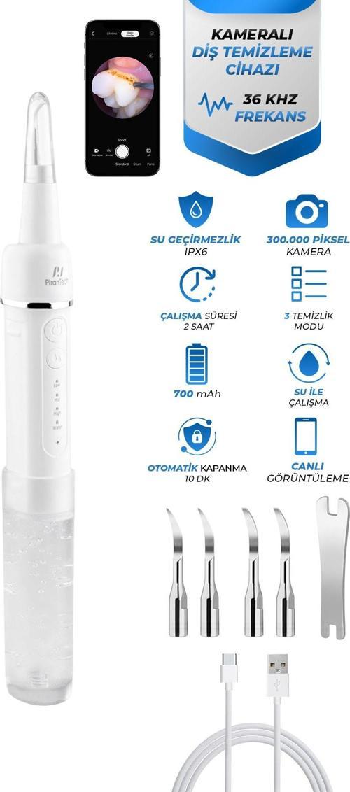 W06 Kameralı Diş Temizleme Cihazı – Yeni Nesil Ağız ve Diş Bakımı!
