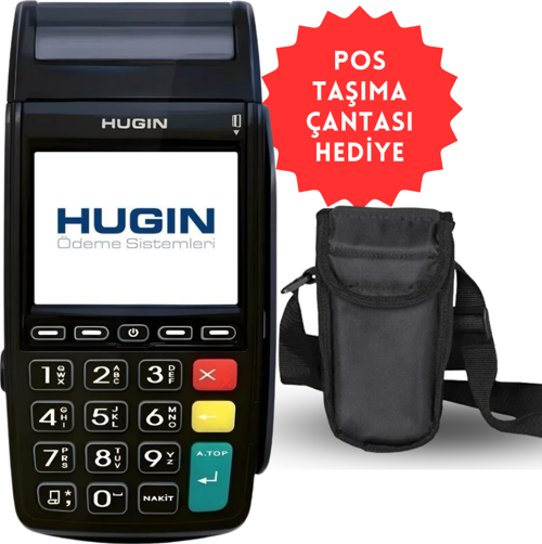 Hugin Tiger T300 4G Yeni Nesil Mobil Yazar Kasa POS – POS Taşıma Çantası Hediye