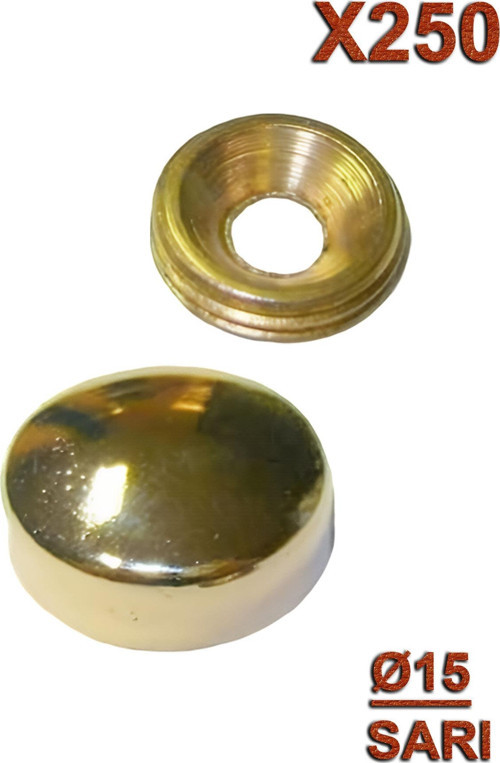 Metal Vida Kapama Ø15 Sarı (250 Adet)