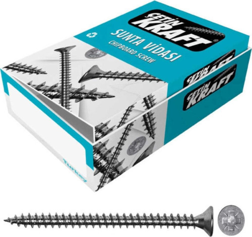 Kraft 5X70 Din 7505 Sunta Vidası 2600 Adet (1 Koli)