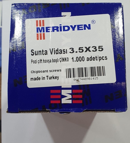 3.5X35 Sunta Vidası