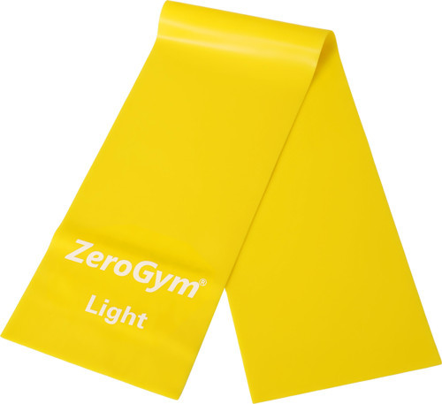Egzersiz Bandı Pilates Bandı, 150cmx15cmx0,45cm Sarı Hafif