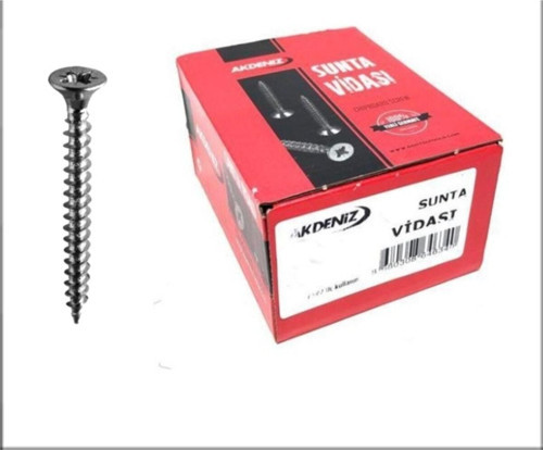 Sunta Vidası 6X120 Sunta Vidası-12 Cm Vida-100 Adet(Pkt) - Vida