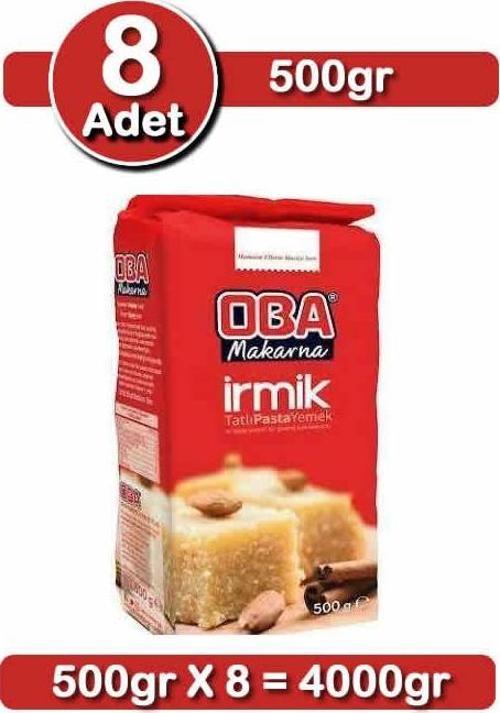 Tatlılık İrmik 500 g x 8 Adet | Şekerparelik – Helvalık