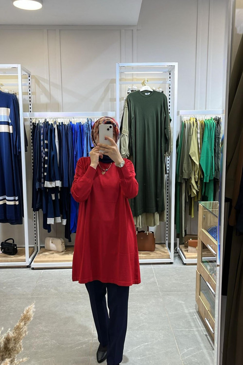 Beli Lastikli Dar Paça Pantolon 1578 Lacivert
