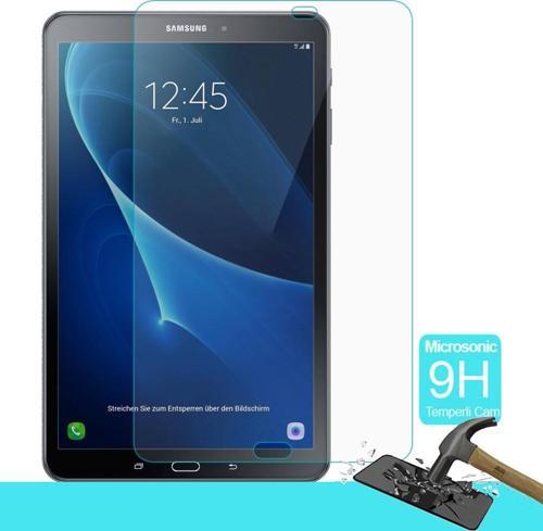 Samsung Galaxy Tab A 10.1'' T580 Temperli Cam Ekran koruyucu Kırılmaz film