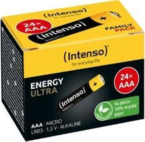 İntenso PBIN-559 LR03 AAA Boy Ultra Alkalin İnce Kalem Pil 24'lü Paket