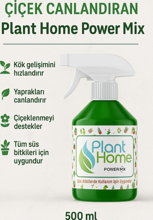Bitki Besini Üçlü Set Power Mix Bloom Kaktüs 3x500 ml