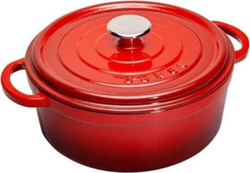 12 cm Yuvarlak Güveç Tencere Degrade Kırmızı