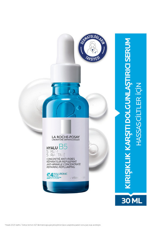 La Roche Posay Hyalu B5 Hyalüronik Asit& Vitamin B5 İçeren Kırışıklık Karşıtı Onarıcı ve Dolgunlaştırıcı Serum 30ml