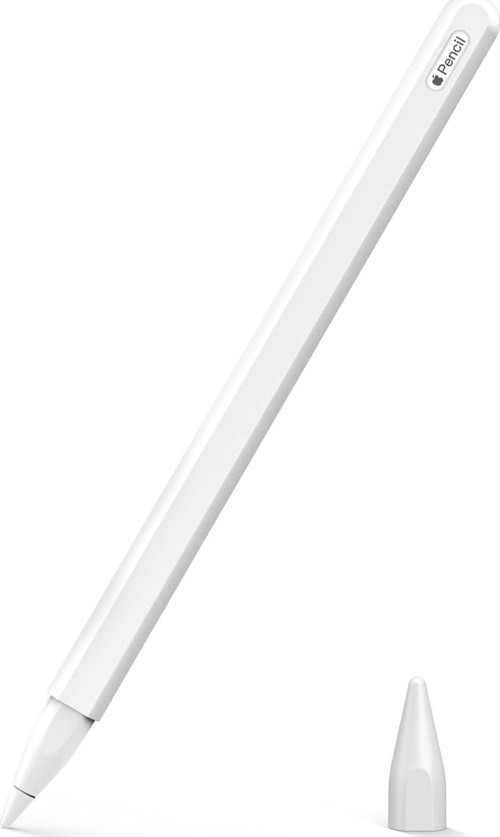 Apple Pencil (2. nesil) Kılıf Mat Silikon V2 Beyaz