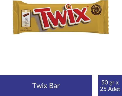 Twix Bar 50 gr x 25 Adet