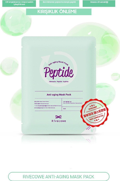 Peptide Maske- Yaşlanma Ve Kirişiklik Karşiti Kağit Maske 10 Adet