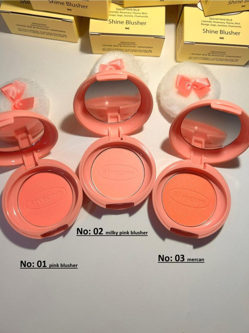 Parlatıcı Allık - Shine Blusher No:3 Mercan
