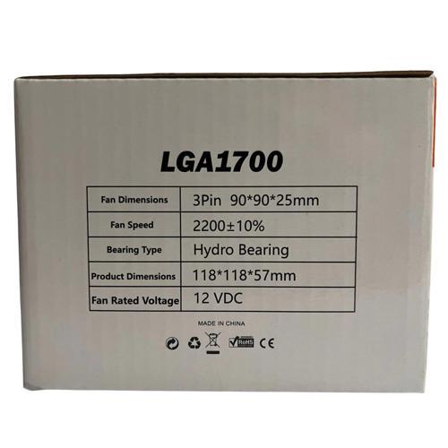 RR F1700 1700p CPU Fanı