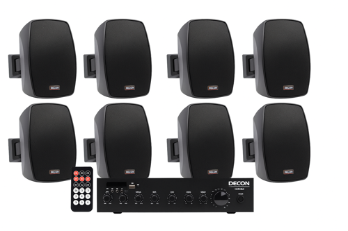 Luxury, Üst Segment Profesyonel 8 Hoparlör 1 Anfili , Yat Tekne Mağaza Kafe Ses Sistemi