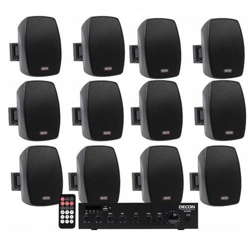 Luxury, Üst Segment Profesyonel 12 Hoparlör 1 Anfili , Yat Tekne Mağaza Kafe Ses Sistemi