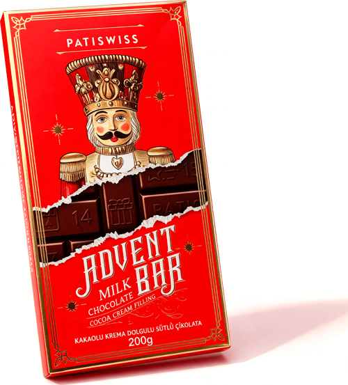 Kakaolu Krema Dolgulu Sütlü Çikolata, 200G