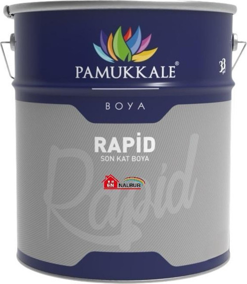 Pamukkale Rapid Endüstriyel Boya 2,5 Kg 9005 Mat Siyah