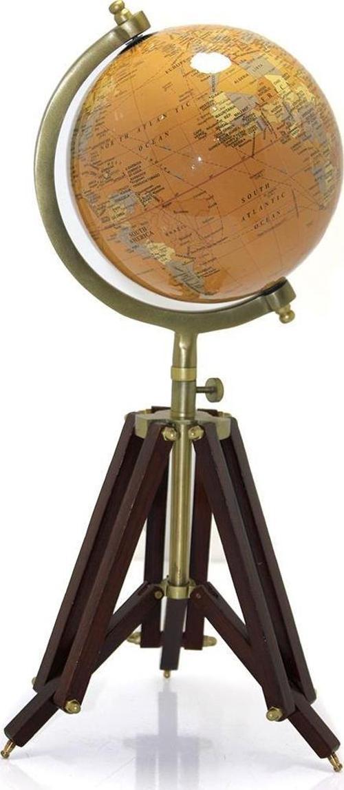 Tripod Standlı Dönen Dekoratif Dünya YerKüre Harita Hediyelik