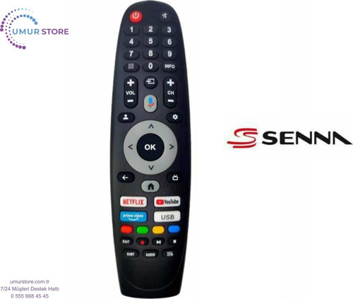 50SNF900U Uyumlu 4K Smart Televizyon Kumandası- Mikrofonlu