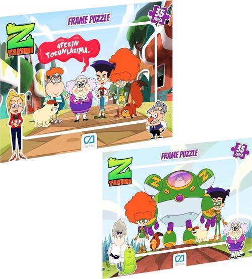 Z Takımı 35 Parça Frame Puzzle İkili Set
