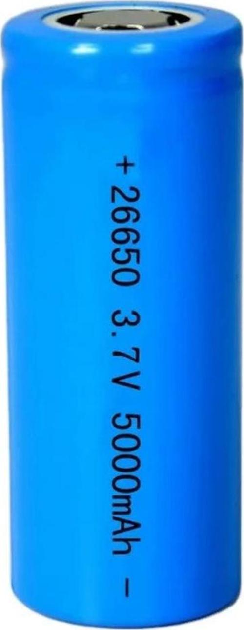 26650 3.7V 5000 Mah Lithium Li-Ion Şarjlı Pil