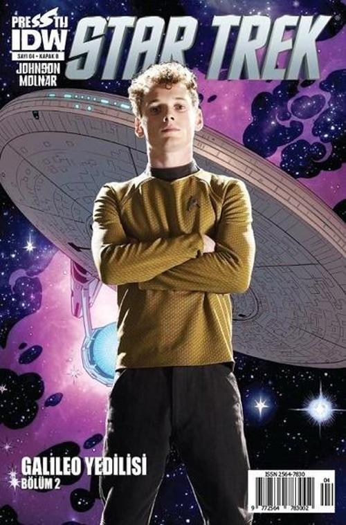 Star Trek Sayı 4 Kapak B-Çizgi Roman Dergisi
