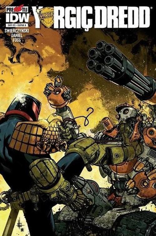 Yargıç Dredd Sayı 3 Kapak A-Çizgi Roman Dergisi