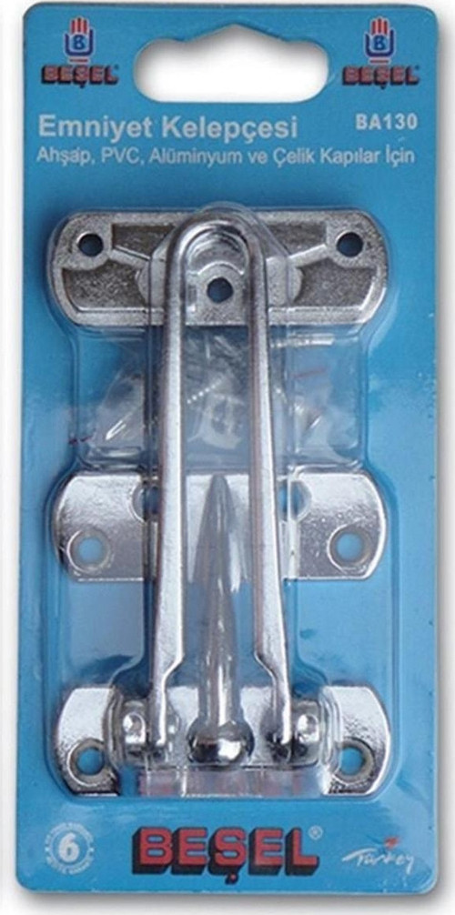 Beşel Kapı Emniyet Kelepçesi Krom(Clz)