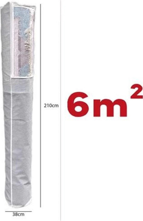 Pencereli Halı Hurcu Toz geçirmez Sağlam Dayanıklı Hurç Organizer 6m² (5314)